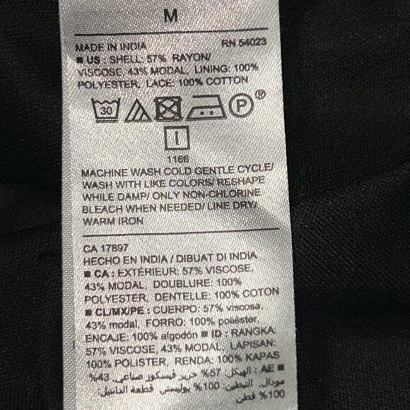 Old Navy Maxi Dress Womens Medium In Black Sleeveless Textured Ruffles - Picture 4 of 5